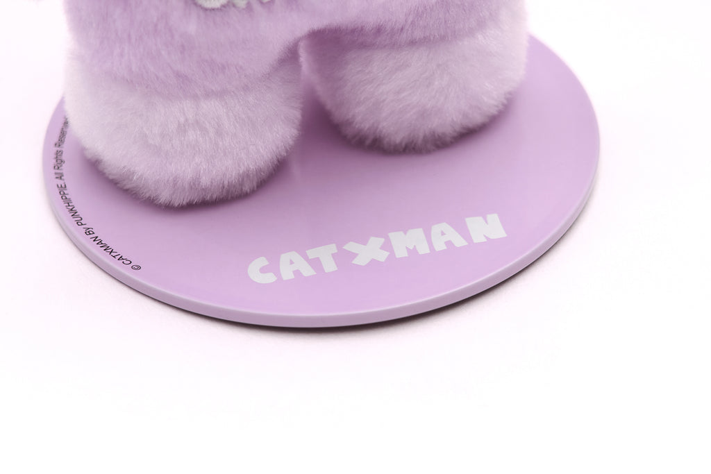 CATXMAN MINI MAGNETIC STANDING PLUSH (PURPLE)