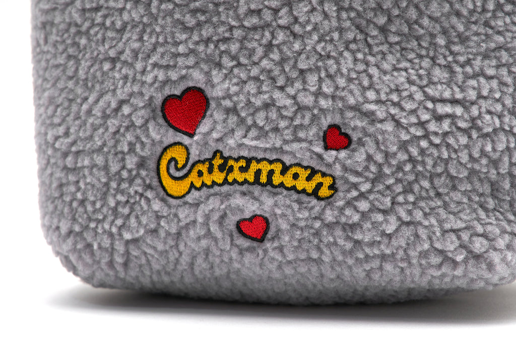 CATXMAN THICK FAUX FUR SMALL TOTE