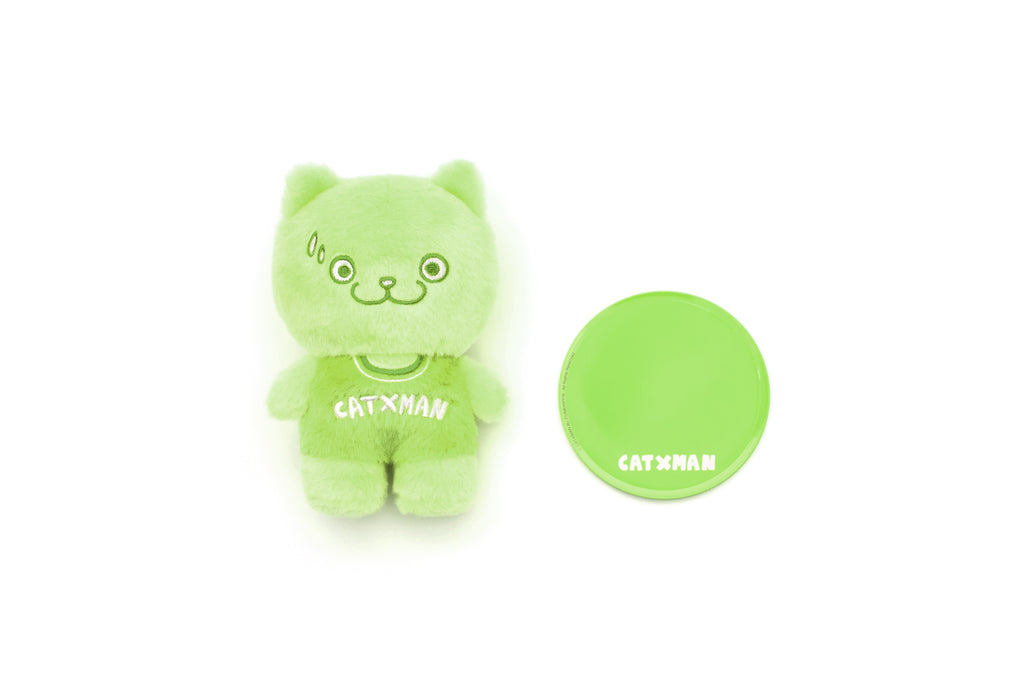 CATXMAN MINI MAGNETIC STANDING PLUSH (GREEN)