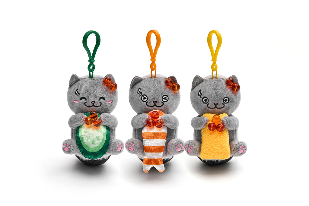 CATXMAN SUSHI PLUSH KEYCHAIN (TAMAGO/EGG)