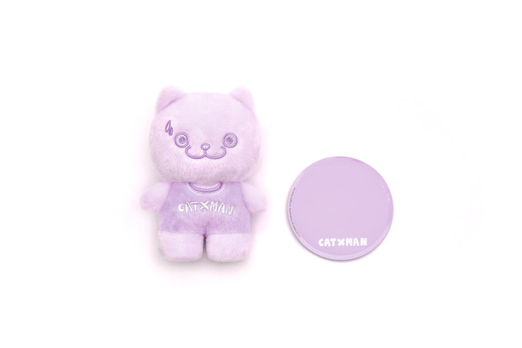 CATXMAN MINI MAGNETIC STANDING PLUSH (PURPLE)