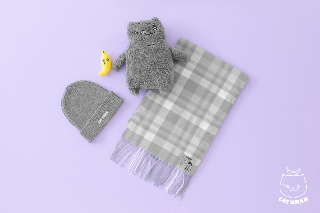 'CATXMAN 'GREY BEANIE'