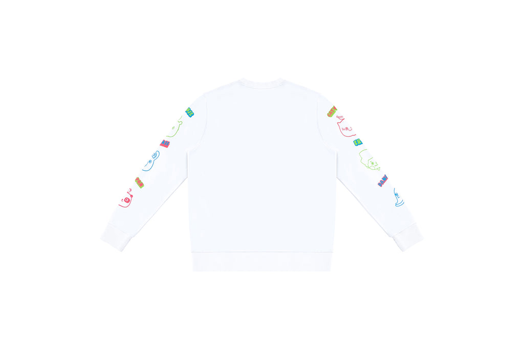 'CATXMAN 'MULTI OUTLINE GRAPHICS' SWEATER