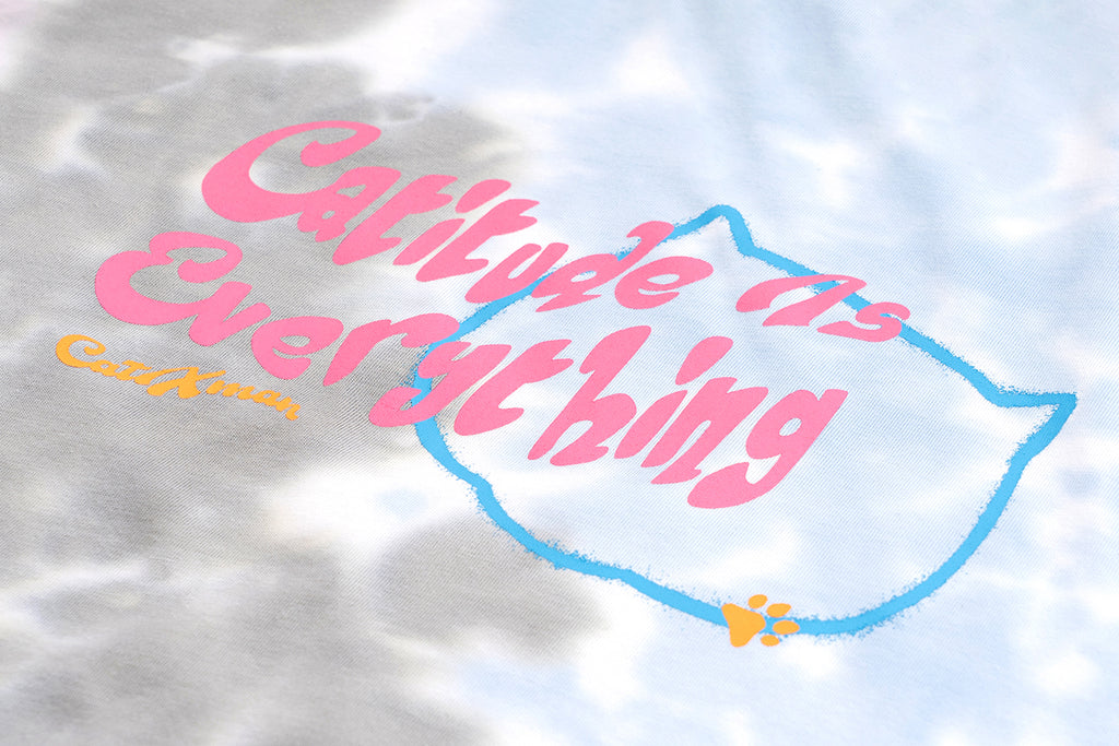 CATXMAN CREW NECK TEE (UNISEX) IN TIE DYE