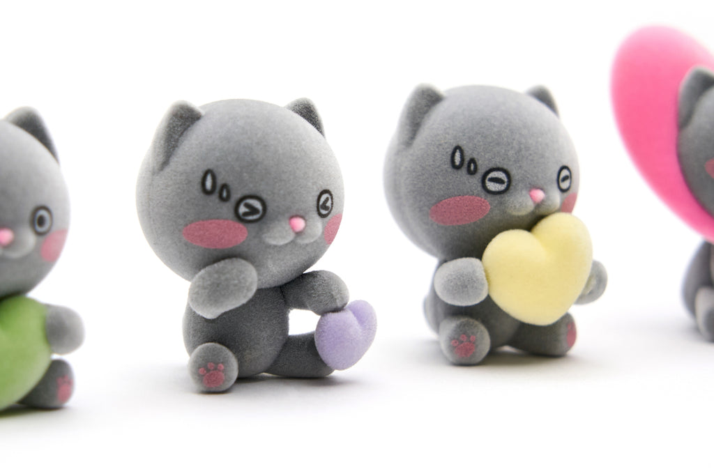 CATXMAN 'LOVE' SERIES FLOCKING FIGURES BLIND BOX (BOX SET 6 PIECES)