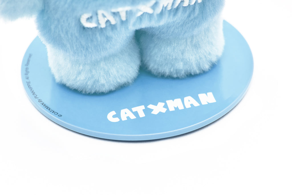 CATXMAN MINI MAGNETIC STANDING PLUSH (BLUE)