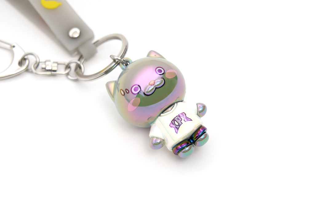 CATXMAN STANDING POST KEY HOLDER (GREY)