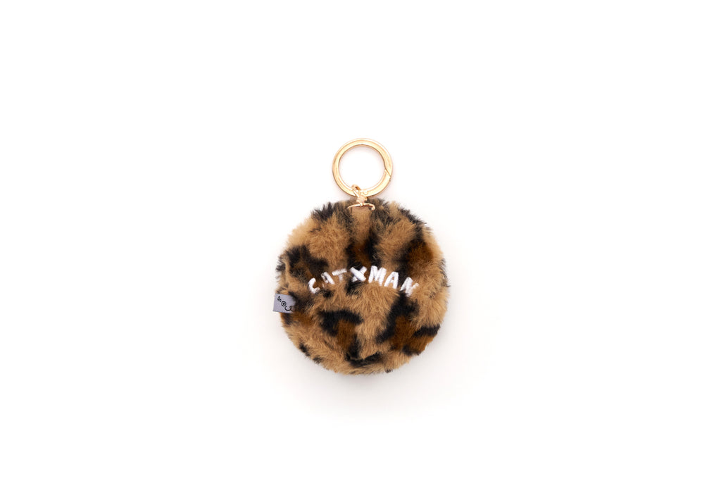 CATXMAN LEOPARD PRINT COINS BAG (BROWN)