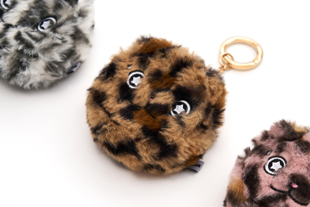 CATXMAN LEOPARD PRINT COINS BAG (BROWN)