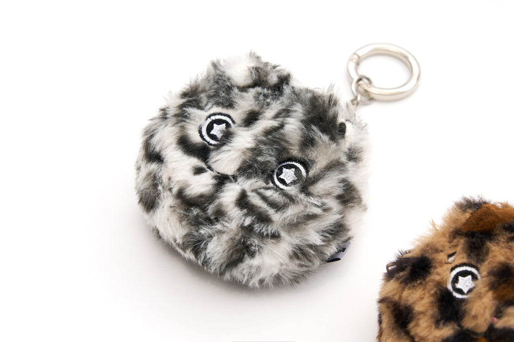 CATXMAN LEOPARD PRINT COINS BAG (BLACK & WHITE)