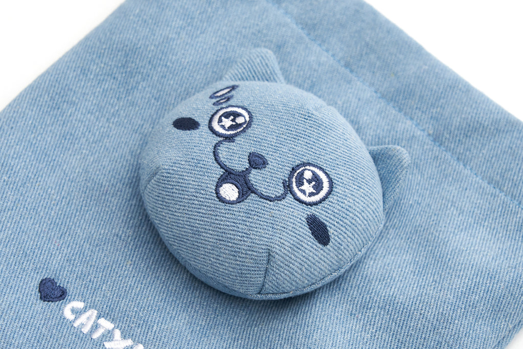 CATXMAN DRAW STRING DENIM BAG