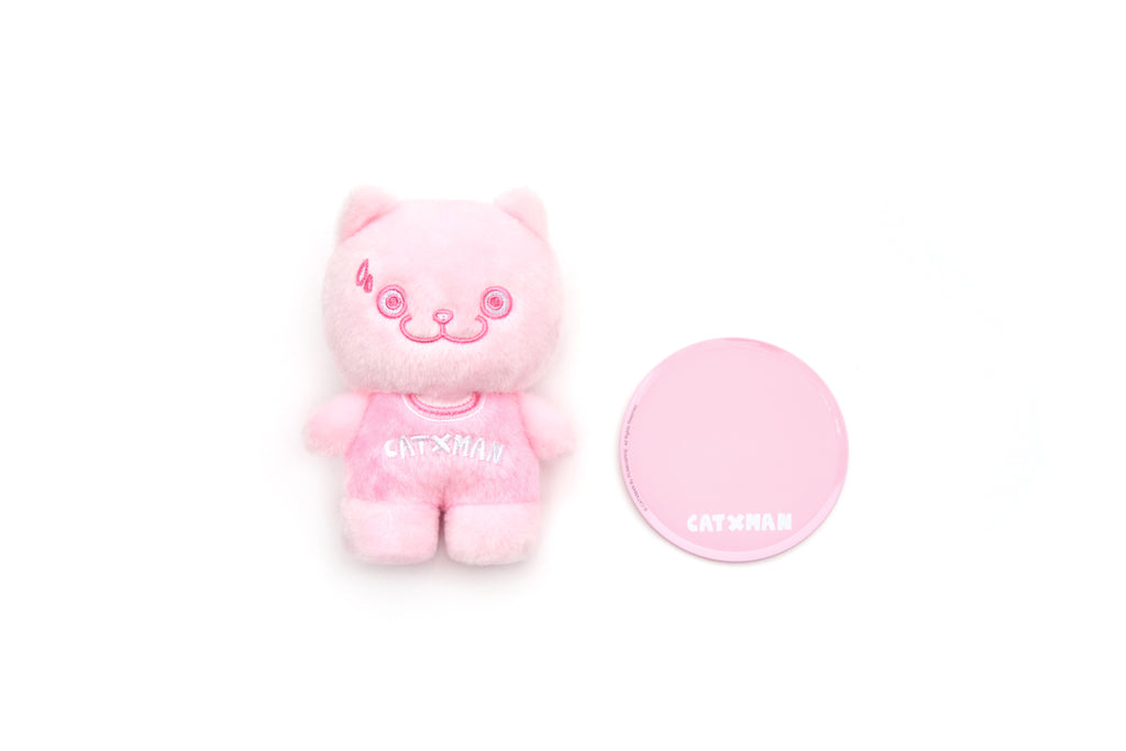 CATXMAN MINI MAGNETIC STANDING PLUSH (PINK)